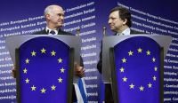 Barroso en Papandreou